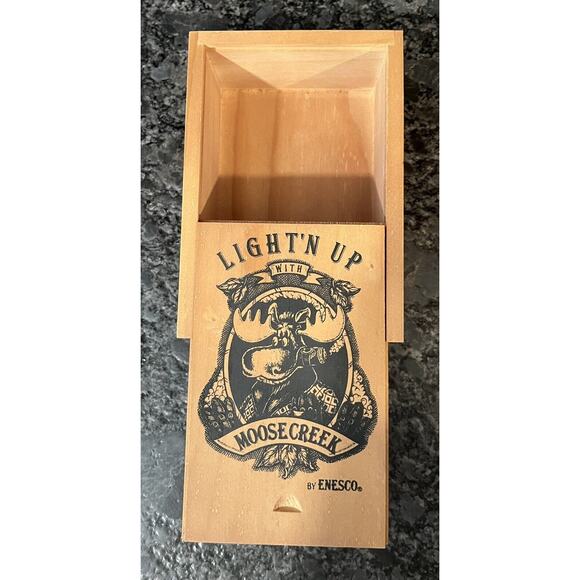 Enesco Moose Creek Crossing Set of 3 Cigar Box Risers 1997 #282200 - Picture 7 of 10